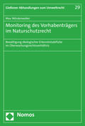 Wördenweber |  Monitoring des Vorhabenträgers im Naturschutzrecht | Buch |  Sack Fachmedien