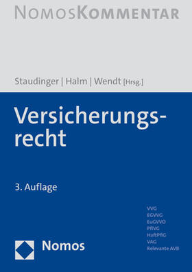 Staudinger | Halm | Wendt  | Versicherungsrecht | Buch | 978-3-8487-7626-9 | sack.de