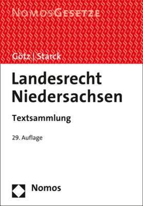 Götz / Starck | Landesrecht Niedersachsen | Buch | 978-3-8487-7637-5 | sack.de