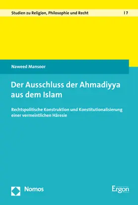 Mansoor |  Der Ausschluss der Ahmadiyya aus dem Islam | Buch |  Sack Fachmedien