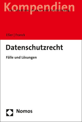Eßer / Franck | Datenschutzrecht | Buch | 978-3-8487-7678-8 | sack.de