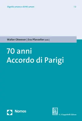Obwexer / Pfanzelter |  70 anni Accordo di Parigi | Buch |  Sack Fachmedien