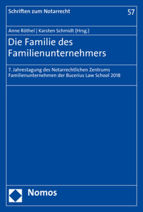 Röthel / Schmidt |  Familie des Familienunternehmers | Buch |  Sack Fachmedien