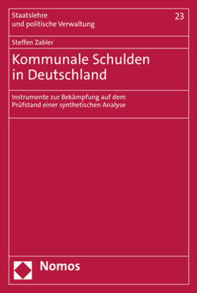 Zabler | Kommunale Schulden in Deutschland | Buch | 978-3-8487-7727-3 | sack.de