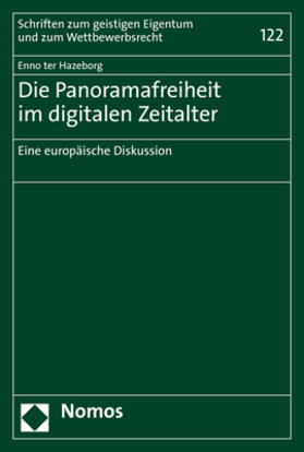 ter Hazeborg | Die Panoramafreiheit im digitalen Zeitalter | Buch | 978-3-8487-7729-7 | sack.de