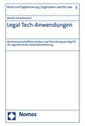 Timmermann |  Timmermann, D: Legal Tech-Anwendungen | Buch |  Sack Fachmedien