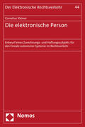 Kleiner |  Kleiner, C: Die elektronische Person | Buch |  Sack Fachmedien