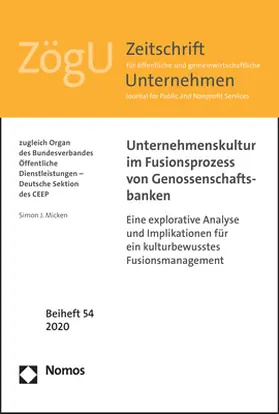 Micken | Unternehmenskultur im Fusionsprozess von Genossenschaftsbanken | Buch | 978-3-8487-7799-0 | www.sack.de