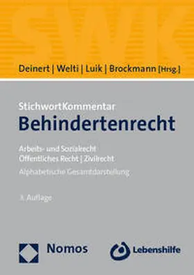 Deinert / Welti / Luik / Brockmann  |  StichwortKommentar Behindertenrecht | Buch |  Sack Fachmedien