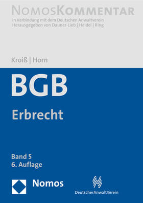 Kroiß / Horn | Bürgerliches Gesetzbuch: BGB | Buch | 978-3-8487-7871-3 | sack.de