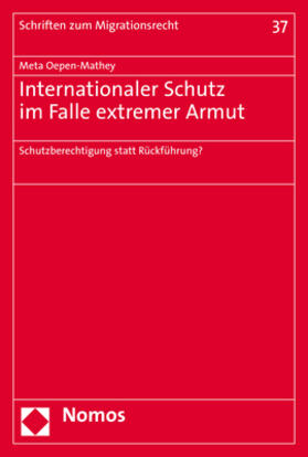 Oepen-Mathey | Oepen-Mathey, M: Internationaler Schutz im Falle extremer Ar | Buch | 978-3-8487-7874-4 | sack.de