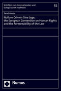 Paiusco |  Nullum Crimen Sine Lege, the European Convention on Human Rights and the Foreseeability of the Law | Buch |  Sack Fachmedien