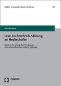 Stemmer |  Lese-Rechtschreib-Störung an Hochschulen | Buch |  Sack Fachmedien