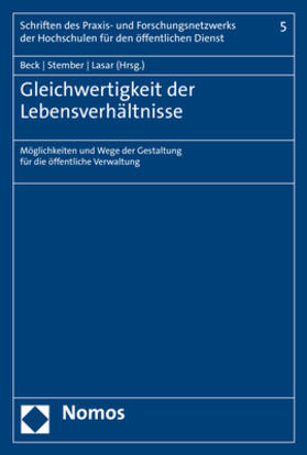 Beck / Stember / Lasar | Gleichwertigkeit der Lebensverhältnisse | Buch | 978-3-8487-7957-4 | sack.de