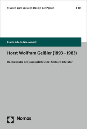 Schulz-Nieswandt | Schulz-Nieswandt, F: Horst Wolfram Geißler (1893-1983) | Buch | 978-3-8487-7963-5 | sack.de