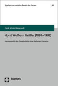 Schulz-Nieswandt |  Schulz-Nieswandt, F: Horst Wolfram Geißler (1893-1983) | Buch |  Sack Fachmedien
