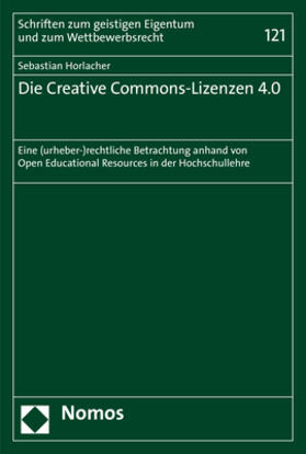 Horlacher | Horlacher, S: Creative Commons-Lizenzen 4.0 | Buch | 978-3-8487-7984-0 | sack.de