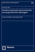 Akel |  Akel, A: Strukturmerkmale extremistischer und populistischer | Buch |  Sack Fachmedien