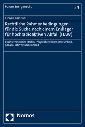 Emanuel | Emanuel, F: Rechtliche Rahmenbedingungen für die Suche nach | Buch | 978-3-8487-8014-3 | sack.de