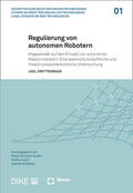 Drittenbass |  Drittenbass, J: Regulierung von autonomen Robotern | Buch |  Sack Fachmedien