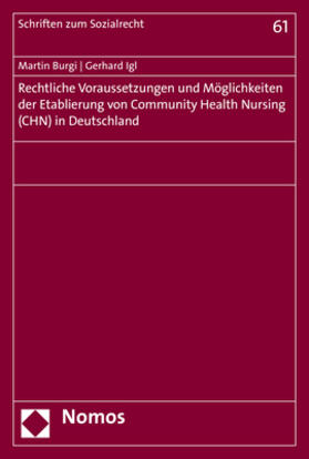 Burgi / Igl | Burgi, M: Rechtliche Voraussetzungen und Möglichkeiten der E | Buch | 978-3-8487-8042-6 | sack.de
