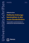 Kern |  Kern, K: Politische Ordnungskonstruktion in den neuen Bundes | Buch |  Sack Fachmedien