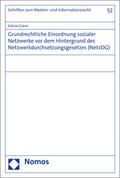 Giere |  Giere, K: Grundrechtliche Einordnung sozialer Netzwerke vor | Buch |  Sack Fachmedien