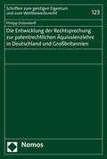Ostendorff |  Ostendorff, P: Entwicklung der Rechtsprechung zur patentrech | Buch |  Sack Fachmedien