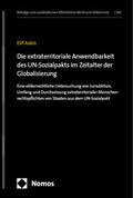 Askin |  Die extraterritoriale Anwendbarkeit des UN-Sozialpakts im Zeitalter der Globalisierung | Buch |  Sack Fachmedien