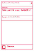 Ernst |  Ernst, S: Transparenz in der Judikative | Buch |  Sack Fachmedien