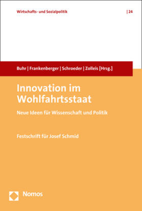 Buhr / Frankenberger / Schroeder |  Innovation im Wohlfahrtsstaat | Buch |  Sack Fachmedien