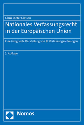 Classen | Classen, C: Nationales Verfassungsrecht in der EU | Buch | 978-3-8487-8138-6 | sack.de
