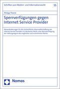 Thomé |  Thomé, P: Sperrverfügungen gegen Internet Service Provider | Buch |  Sack Fachmedien