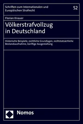 Knauer |  Völkerstrafvollzug in Deutschland | Buch |  Sack Fachmedien