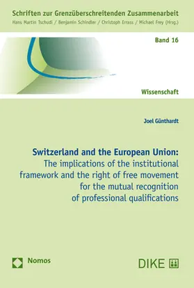 Günthardt | Switzerland and the European Union | Buch | 978-3-8487-8187-4 | www.sack.de