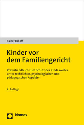 Balloff |  Kinder vor dem Familiengericht | Buch |  Sack Fachmedien