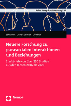 Schramm / Liebers / Biniak | Neuere Forschung zu parasozialen Interaktionen und Beziehungen | Buch | 978-3-8487-8303-8 | sack.de