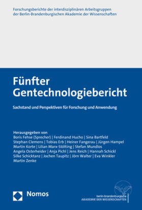 Fehse / Hucho / Bartfeld | Fünfter Gentechnologiebericht | Buch | 978-3-8487-8337-3 | sack.de