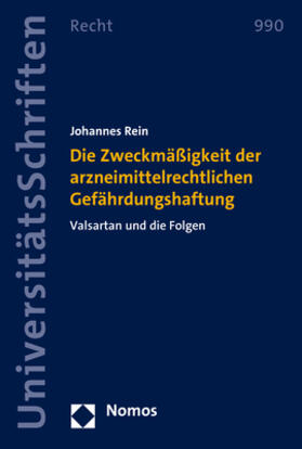 Rein | Zweckmäßigkeit der arzneimittelrechtl.Gefährdungshaftung | Buch | 978-3-8487-8373-1 | sack.de