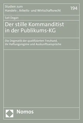 Dogan | Der stille Kommanditist in der Publikums-KG | Buch | 978-3-8487-8381-6 | sack.de