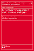 Zimmer |  Regulierung für Algorithmen und Künstliche Intelligenz | Buch |  Sack Fachmedien