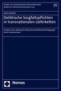 Heinen |  Heinen, A: Deliktische Sorgfaltspflichten in transnationalen | Buch |  Sack Fachmedien