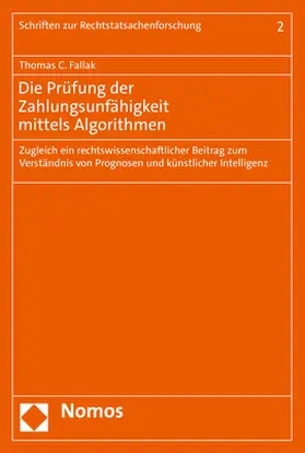 Fallak |  Die Prüfung der Zahlungsunfähigkeit mittels Algorithmen | Buch |  Sack Fachmedien