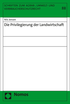 Jensen | Jensen, N: Privilegierung der Landwirtschaft | Buch | 978-3-8487-8575-9 | sack.de