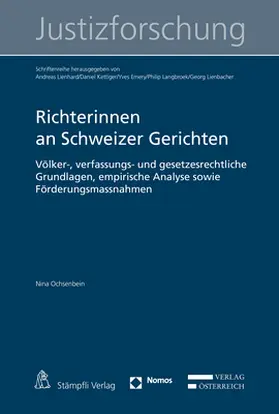 Ochsenbein |  Richterinnen an Schweizer Gerichten | Buch |  Sack Fachmedien