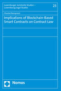 Bomprezzi |  Implications of Blockchain-Based Smart Contracts on Contract Law | Buch |  Sack Fachmedien