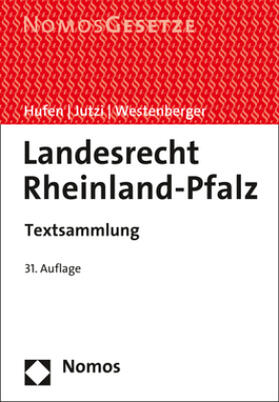 Hufen / Jutzi / Westenberger | Landesrecht Rheinland-Pfalz | Buch | 978-3-8487-8623-7 | sack.de