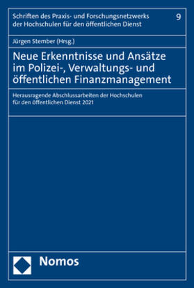 Stember | Neue Erkenntnisse und Ansätze im Polizei-, Verwaltungs- und | Buch | 978-3-8487-8700-5 | sack.de