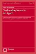 Heermann |  Heermann, P: Verbandsautonomie im Sport | Buch |  Sack Fachmedien
