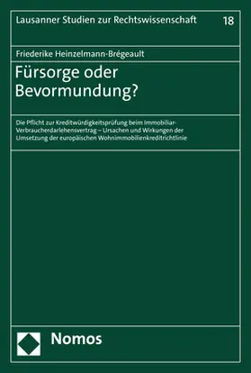 Heinzelmann-Brégeault |  Fürsorge oder Bevormundung? | Buch |  Sack Fachmedien